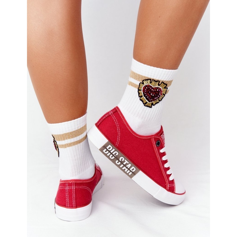 Adidași pentru femei Big Star HH274115 Roșu roşu 1
