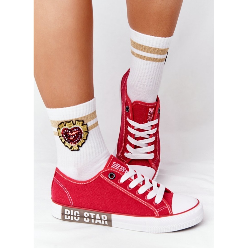 Adidași pentru femei Big Star HH274115 Roșu 2