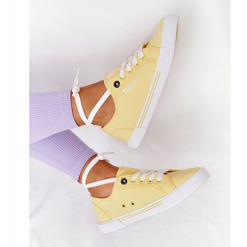 Adidași pentru femei Big Star HH274062 Galben 1