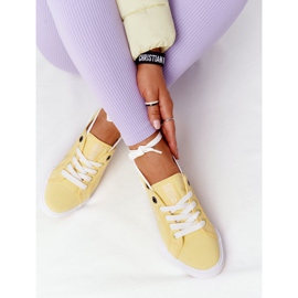 Adidași pentru femei Big Star HH274062 Galben 2