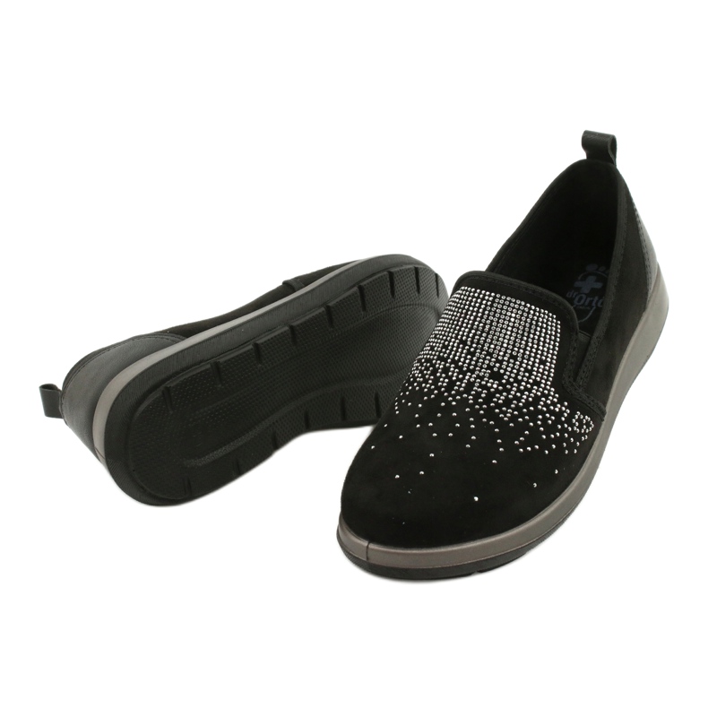 Încălțăminte Befado pentru femei 156D004 negru argint 4