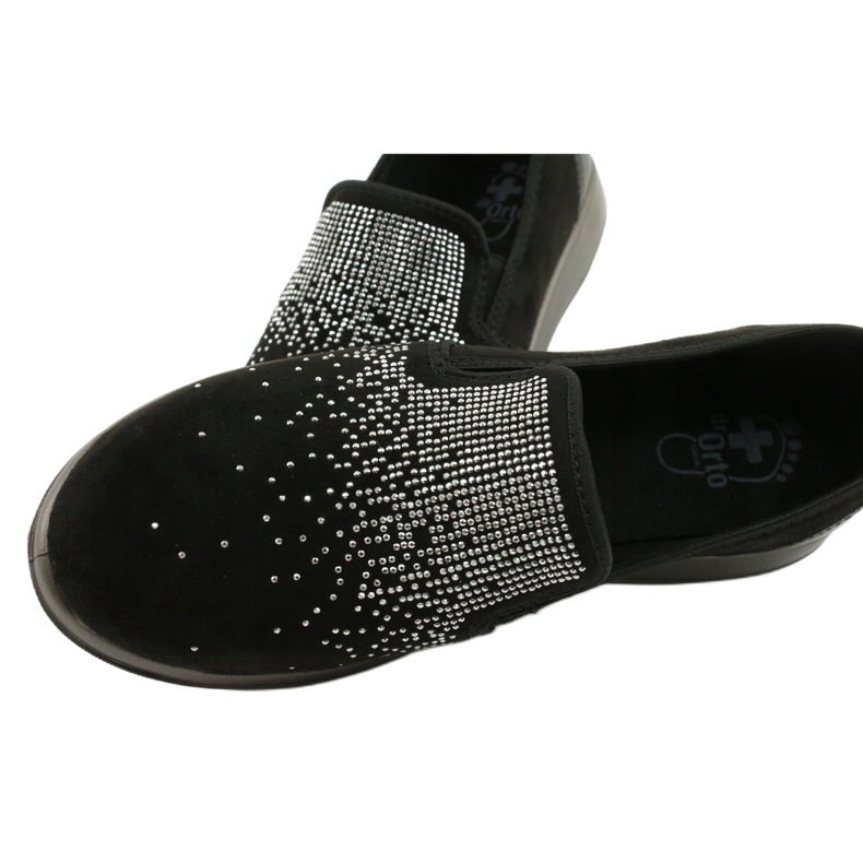 Încălțăminte Befado pentru femei 156D004 negru argint 5