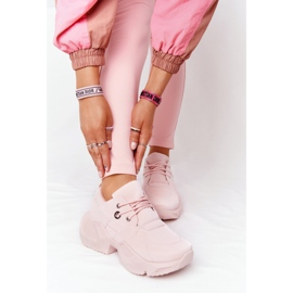 PS1 Adidași de damă pe o talpă masivă roz bubbly 2