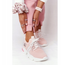 Șosete sport femei GOE HH2N4019 Roz alb 2 Șosete sport femei GOE HH2N4019 Roz alb 2