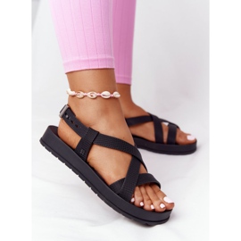 Sandale de cauciuc parfumate Eco Friendly ZAXY HH285168 Negru 1