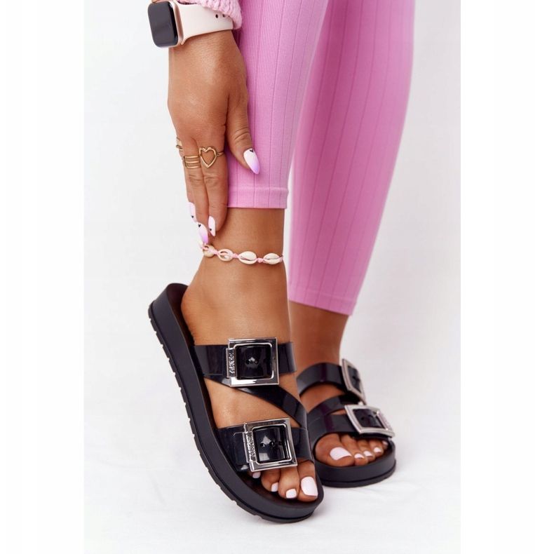 Papuci de cauciuc parfumati Eco Friendly ZAXY HH285109 Negru 2