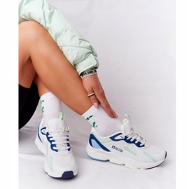 Încălțăminte sport pentru femei Foam de memorie Big Star HH274810 Alb-Verde albastru 1 Încălțăminte sport pentru femei Foam de memorie Big Star HH274810 Alb-Verde albastru 1