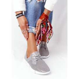 EVE Încălțăminte sport din piele pentru femei Grey Day Trip argint 2