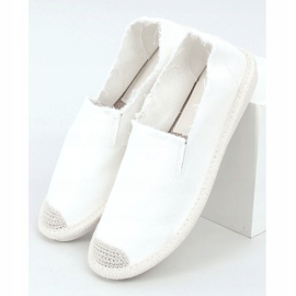 Espadrile albe pentru femei 7105 Alb 1