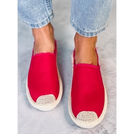 Espadrile pentru femei roșii 7105 Roșu roşu 1