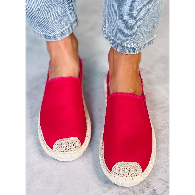 Espadrile pentru femei roșii 7105 Roșu roşu 1