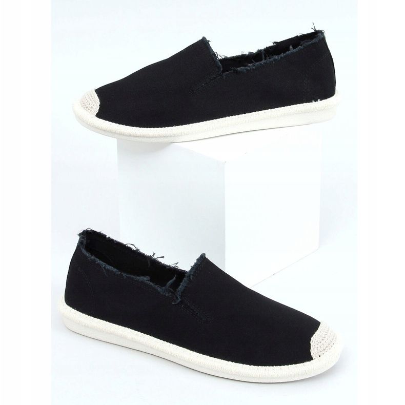 Espadrile dama negre 7105 Negre negru 1