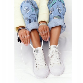 Adidași înalte pentru femei Big Star HH274149 Alb 1