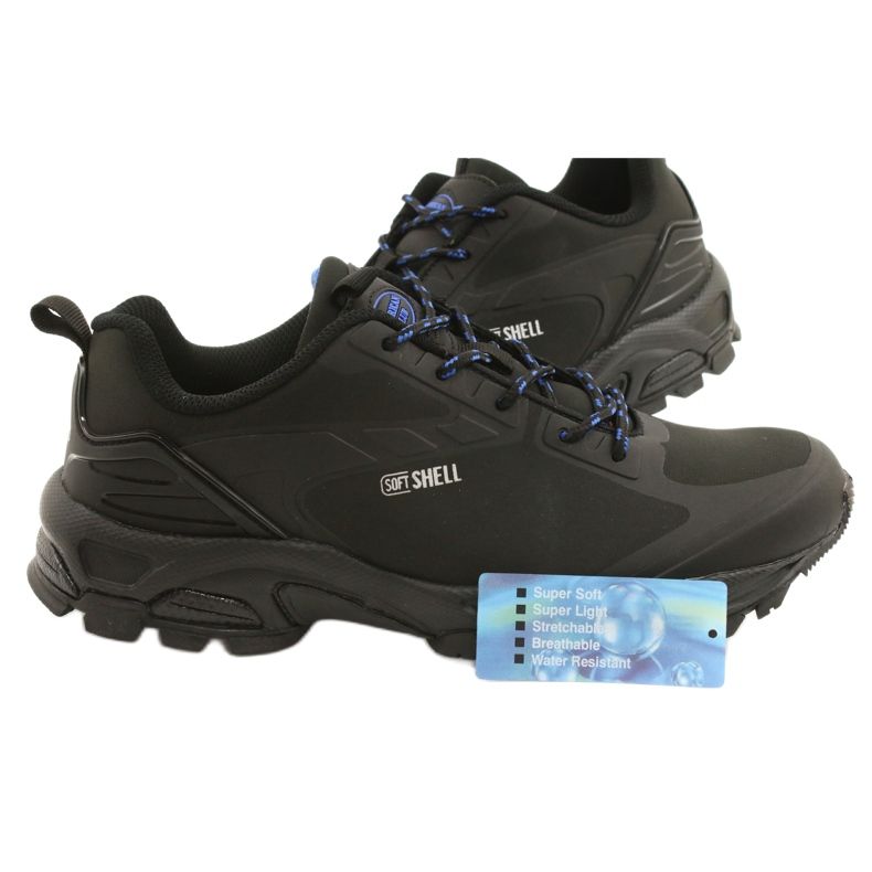 American Club Încălțăminte sport ADI legată cu coajă moale impermeabilă americană HL17 negru albastru 4 American Club Încălțăminte sport ADI legată cu coajă moale impermeabilă americană HL17 negru albastru 4