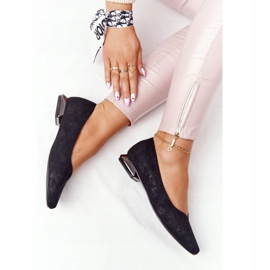 Balerini pe toc argintiu Vinceza 21-10601 Negru multicolor 1 Balerini pe toc argintiu Vinceza 21-10601 Negru multicolor 1