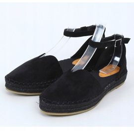 Espadrile negre cu croi 1219 Negru 1 Espadrile negre cu croi 1219 Negru 1