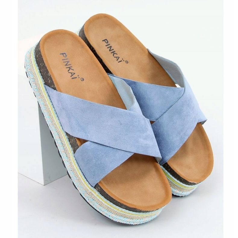 Papuci de plută albastru LS016 Albastru 1
