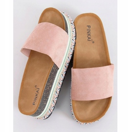 Papuci de plută roz LS015 Roz 1 Papuci de plută roz LS015 Roz 1