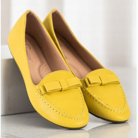 SHELOVET Lorzi galbeni cu piele ecologică 2