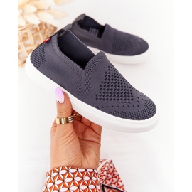 Adidași pentru copii Slip-On Big Star HH374104 Gri 1