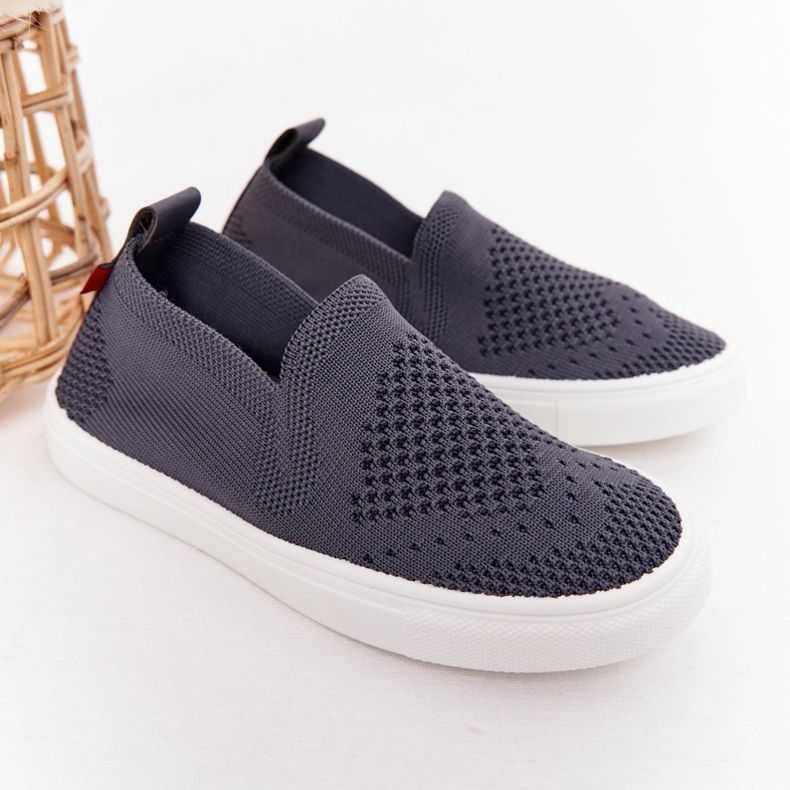 Adidași pentru copii Slip-On Big Star HH374104 Gri 2