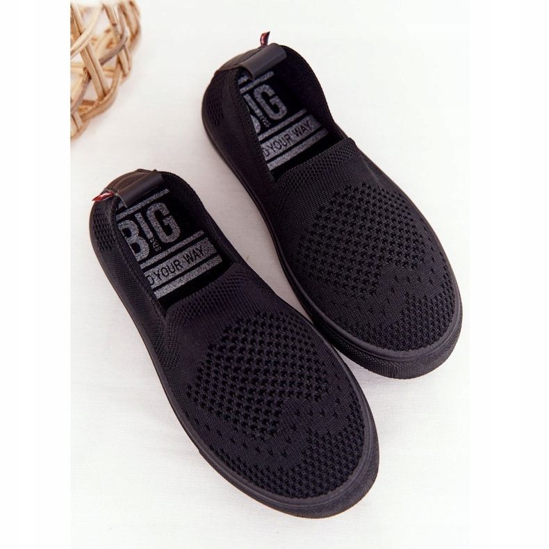 Adidași pentru copii Slip-On Big Star HH374107 negri negru 2