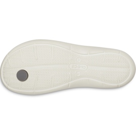 Pantofi Crocs pentru femei Swiftwater Webbing Flip W Grey deschis 205479 oct. gri 5