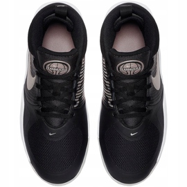 Pantofi pentru copii Nike Team Hustle D 9 negru-gri-alb AQ4224 001 1