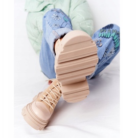 Lewski Shoes Cizme din piele de căprioară Lucrări Lewski Pantofi 3007-0 Nisip bej multicolor 1