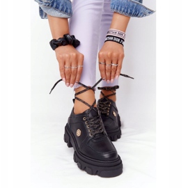 Lewski Shoes Pantofi Oxfords Lewski din piele 3011-0 negru 1