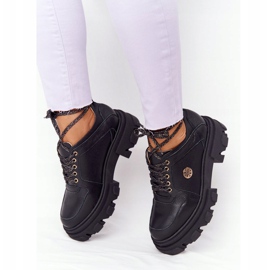 Lewski Shoes Pantofi Oxfords Lewski din piele 3011-0 negru 2