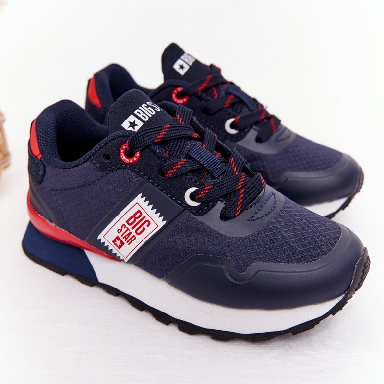Încălțăminte sport pentru copii Foam de memorie Big Star HH374171 Blue Navy albastru 2