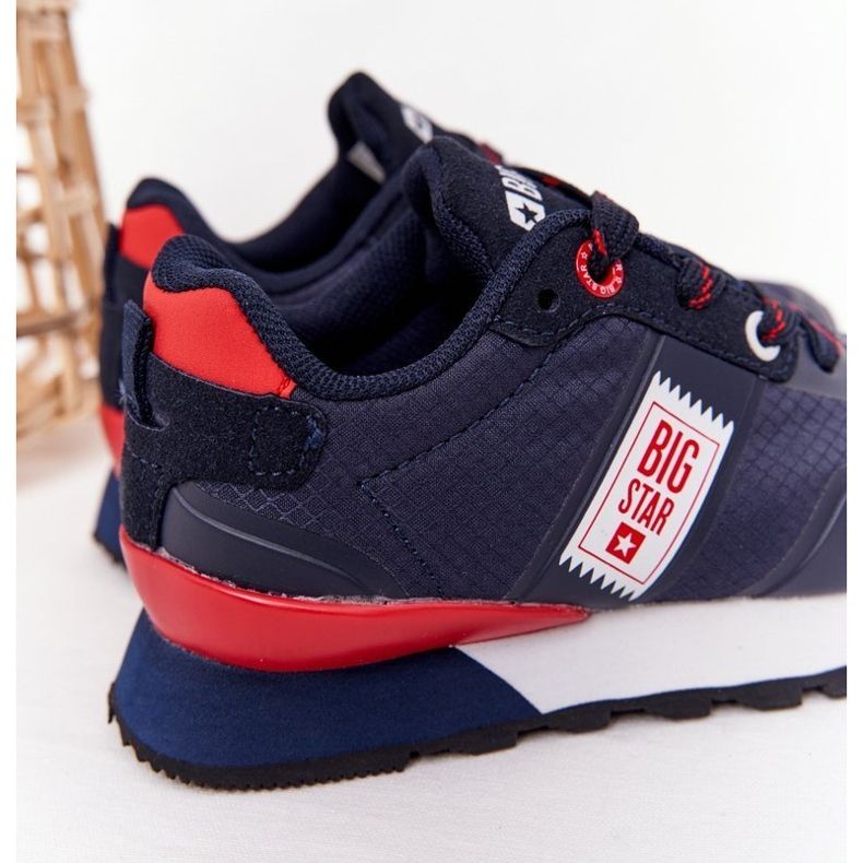 Încălțăminte sport pentru copii Foam de memorie Big Star HH374171 Blue Navy albastru 1