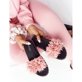 Papuci din cauciuc cu jeturi Vinceza 20-30101 Roz 1