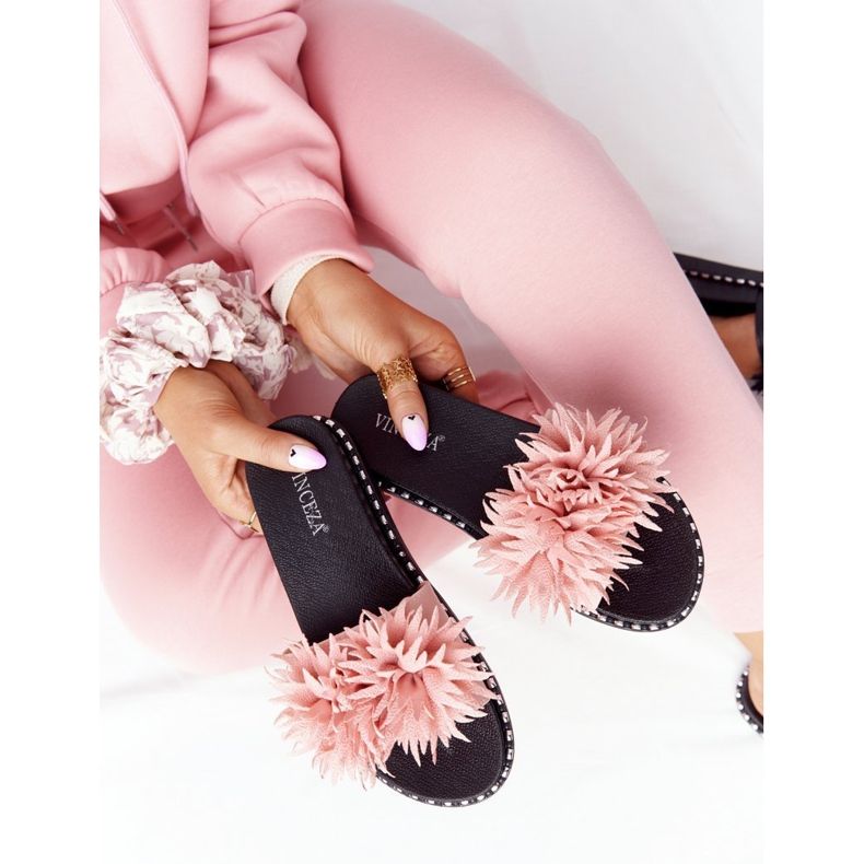 Papuci din cauciuc cu jeturi Vinceza 20-30101 Roz 1