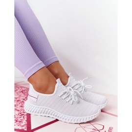 PS1 Pantofi sport pentru femei Slip-on White Do It alb 5