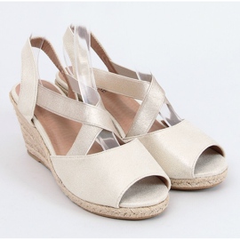 Sandale espadrile pe pene aur 9R38 Aur de aur 1 Sandale espadrile pe pene aur 9R38 Aur de aur 1