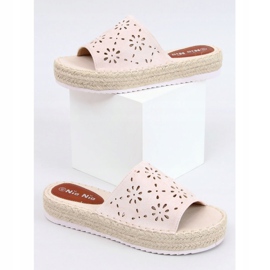 Espadrile cu papuci ajurati bej 99-62A Bej 1 Espadrile cu papuci ajurati bej 99-62A Bej 1