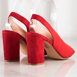 S. BARSKI Sandale construite S.BARSKI roșu 1