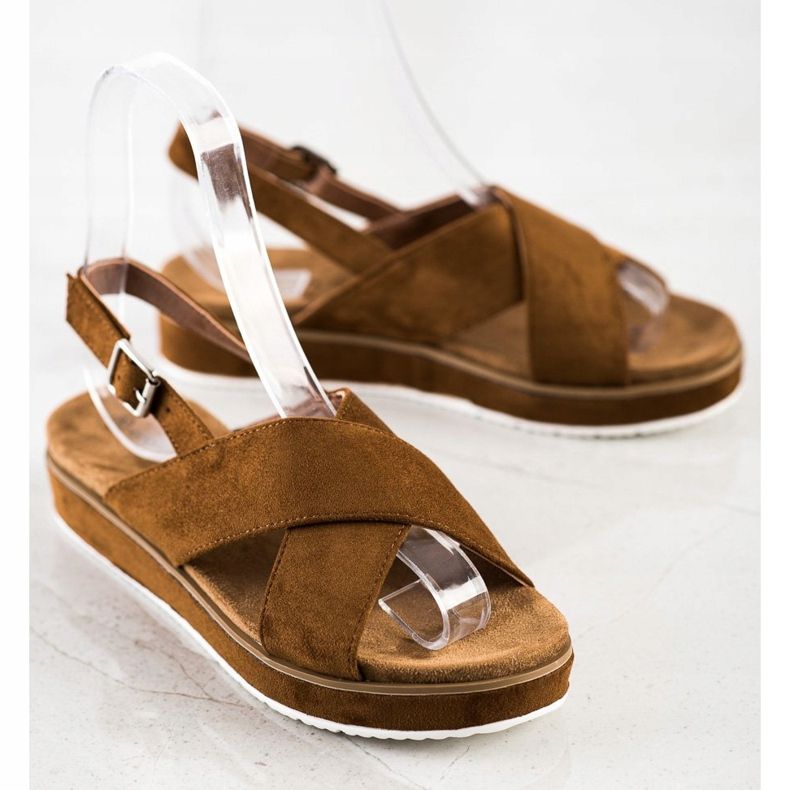 Goodin Sandale maro pe platformă 1 Goodin Sandale maro pe platformă 1