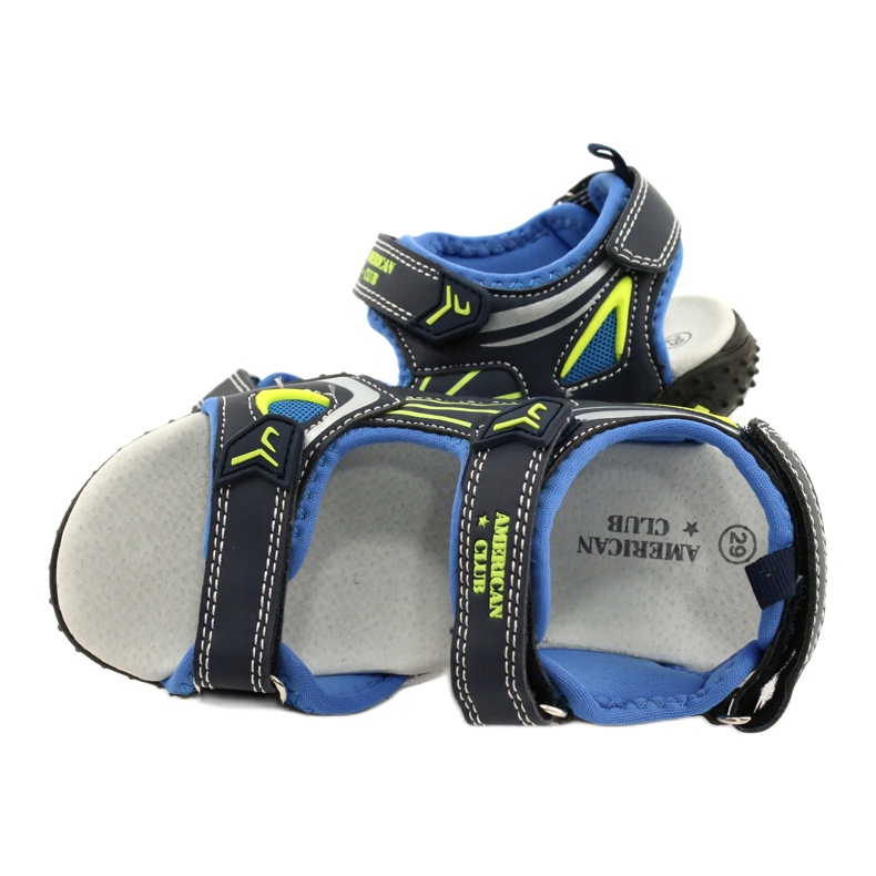 American Club Insert din piele american RL23 albastru marin albastru verde 3