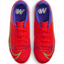 Pantof de fotbal Nike Mercurial Vapor 14 Academy FG / MG Junior CV0811 600 roșu roșu 1