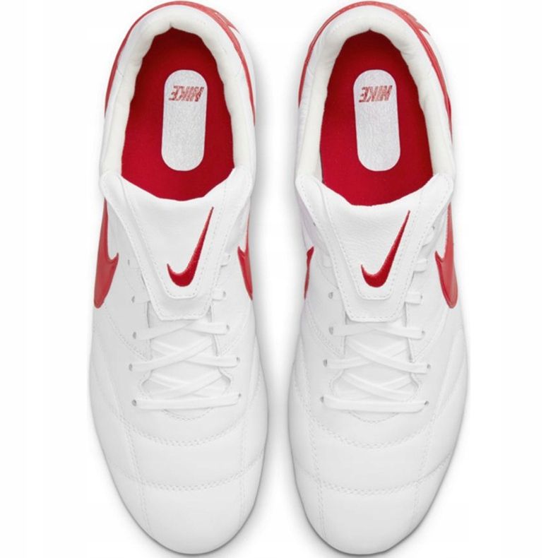 Pantofi de fotbal Nike The Premier Ii Fg 917 803 161 alb alb 1