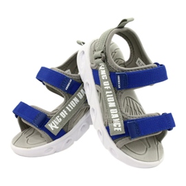 American Club Sandale Băieți cu terasa de spumă velcro RL27/21 Grey gri 4 American Club Sandale Băieți cu terasa de spumă velcro RL27/21 Grey gri 4