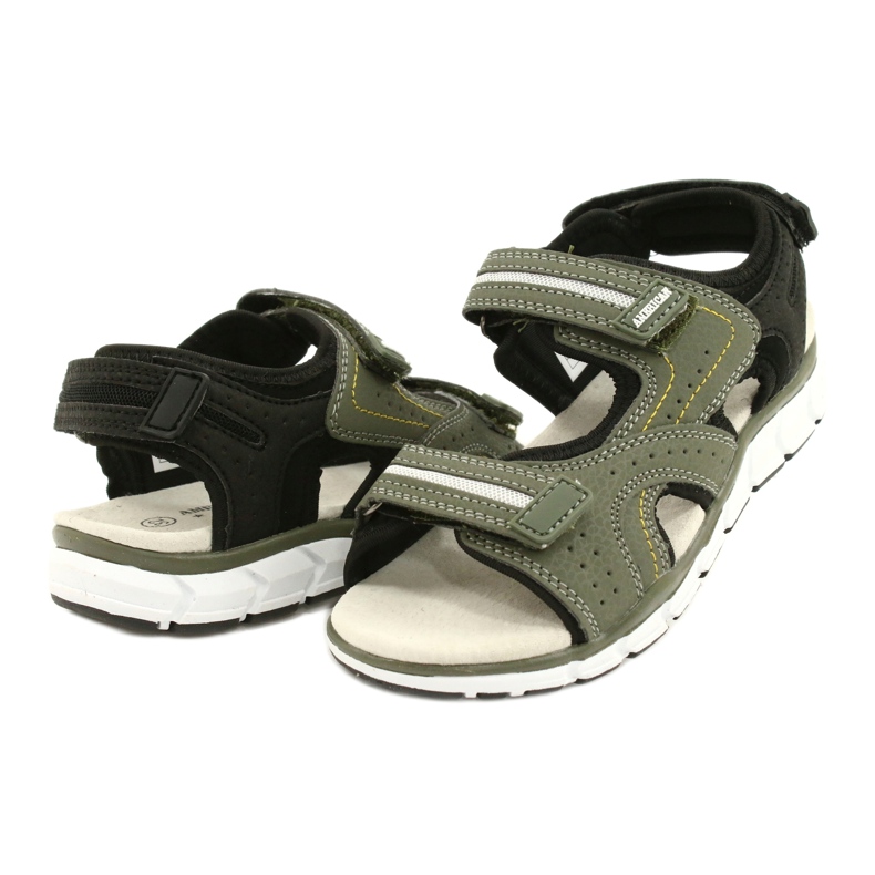 American Club Sports Sports Boys Leather Insert ES33/21 Kaki verde 2