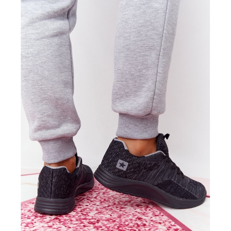 NEWS Încălțăminte sport pentru femei, spumă confortabilă, negru, pe distanțe lungi 2