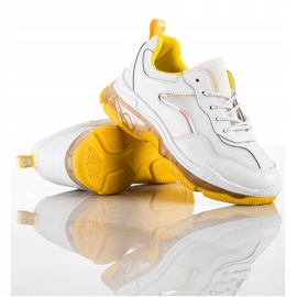 Goodin Adidași din piele alb 1