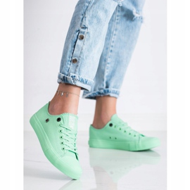 Adidași pentru femei Big Star AA274030 verde 1