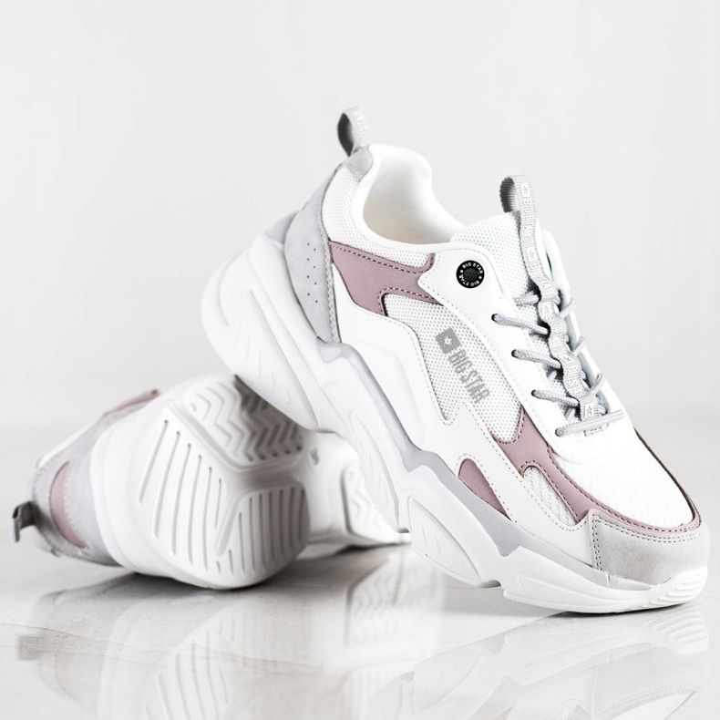 Adidași pentru femei Big Star HH274255 alb 1