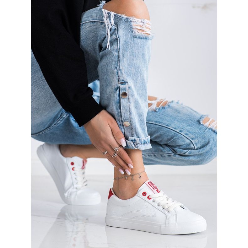 Adidași pentru femei Big Star BB274210 alb 1